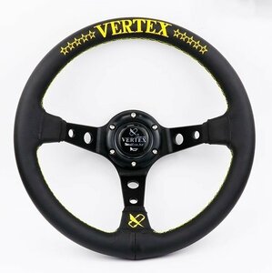 レース専用　車ハンドル Vertex 13インチ　高さ9cm ステアリング スポーツステアリングホイール ドリフト zd187