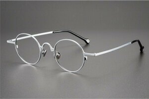 送料無料　超軽量　フルリム　タテ眼鏡　レンズ交換可能　メガネフレーム　チタン　男女兼用 　sc0394
