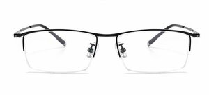 送料無料　メガネフレーム　ハーフリム タテメガネ　眼鏡　レンズ交換可能　チタン　チタニウム　新品　 　男女兼用　 sc0104