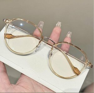 送料無料　超軽量　メガネフレーム　タテ眼鏡　レンズ交換可能　セルフレーム　ブルーライトカット　男女兼用　 sc0221
