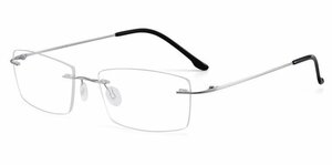 送料無料　超軽量 メガネフレーム　フチなし ツーポイント　眼鏡　レンズ交換可能　チタン　男女兼用　 sc0193