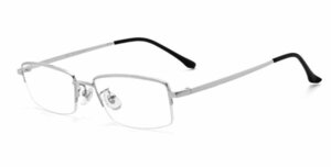 送料無料　メガネフレーム　ハーフリム　超軽量　タテ眼鏡　レンズ交換可能　男女兼用　ブルーライトカット sc0305
