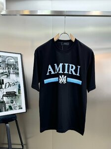 送料無料　AMIRI　アミリ　メンズ　Tシャツ　半袖　文字　丸首　コットン　M-3XL　サイズ選択可能　4275