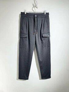 ブルネロクチネリ　BRUNELLO CUCINELLI メンズ　パンツ　スラックス　ポケット　ゴムウエスト　M-3XL　サイズ選択可能　ダークグレー　4042