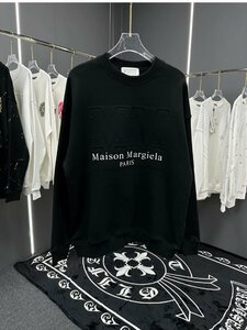 Maison Margiela マルタンマルジェラ　メンズ　パーカ　丸首　文字ロゴ　M-XL　サイズ選択可能　MM6　3115