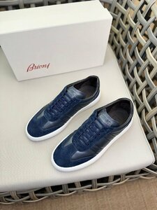 Brioni　ブリオーニ　メンズ　スニーカー　レザー　牛革　靴　シューズ　カジュアル　色豊富　39-44　サイズ選択可能　4160