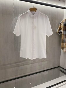 ブルネロクチネリ　BRUNELLO CUCINELLI メンズ　シャツ　ワイシャツ　半袖　コットン　ビジネス　M-XXL　サイズ選択可能　4365
