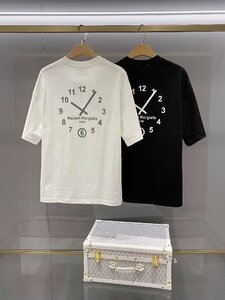 送料無料　Maison Margiela マルタンマルジェラ メンズ　Tシャツ　イラスト　半袖　コットン　M-3XL　サイズ選択可能　MM6　ホワイト　4241