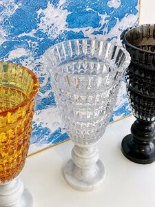 バカラ Baccarat クリスタルガラス 花瓶　１点のみ　クリア　箱付き 3769