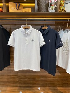 送料無料　loro piana　ロロピアーナ　メンズ　POLO ポロシャツ　Tシャツ　半袖　ビジネス　刺繍ロゴ　M-3XL　サイズ選択可能　4472