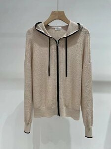  Brunello Cucinelli BRUNELLO CUCINELLI lady's parka cardigan with a hood . new goods S-L size selection possibility 3505