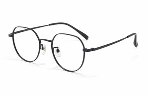 送料無料　チタン　メガネフレーム　超軽量　タテ眼鏡　レンズ交換可能 フルリム　金属フレーム　男女兼用　 sc0286