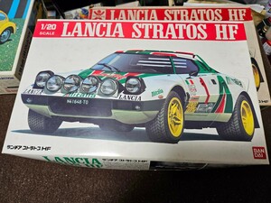  Bandai 1/20 Lancia Stratos HF plastic model Rally rare that 2 out of print not yet constructed 