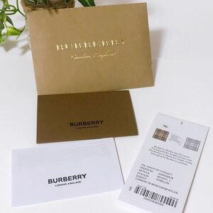 バーバリー「BURBERRY」しおり 説明書 (3947) 正規品 付属品 ミニ封筒 