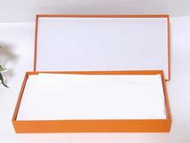 エルメス「HERMES」長財布用空箱 アザップロング用(3914) 正規品 付属品 BOX 白薄紙 ミニ封筒 しおりあり 長財布サイズ_画像2