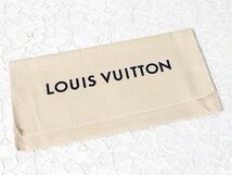 ルイヴィトン「LOUIS VUITTON」長財布保存袋 現行(3833) 正規品 付属品 内袋 布袋 白っぽいベージュ 23×12cm 二つ折り長財布・長札入れに_画像1