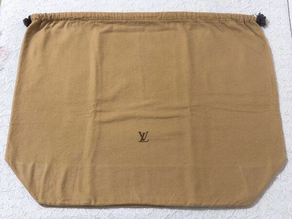 ルイヴィトン「 LOUIS VUITTON 」バッグ保存袋 旧旧型(3736）正規品 付属品 内袋 布袋 巾着袋 (平置き幅59) 底幅41×45×17cm マチあり