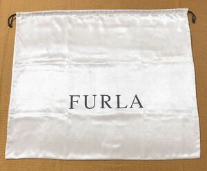  Furla [FURLA] bag storage bag (3480) regular goods accessory inside sack cloth sack pouch cloth made nylon cloth white gloss equipped 60×50cm largish 