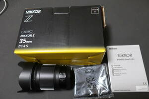 ニコン　NIKKOR Z 35mm f/1.8 S 極美品 　即決　送料無料