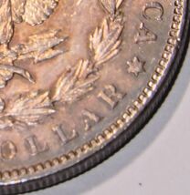 レア 未使用 手変わり 1897年 アメリカ モルガンダラー 1ドル Dollar 銀貨 銀製 コイン 硬貨 古銭 メダル 自由の女神 アメリカンイーグル鷲_画像10