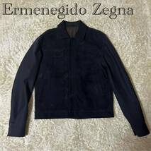 激レア！！Ermenegildo Zegna ラムレザー　ウールトラッカー　ゼニア_画像1