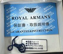 【s3102】ROYAL ARMANY ロイヤルアルマーニ　腕時計　CC-M003　国産クォーツ　中古現状品_画像4