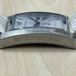 【s2843】Emporio Armani エンポリオアルマーニ 腕時計 クオーツ AR-0166 スモールセコンド レザーベルト ※電池交換必須※の画像3