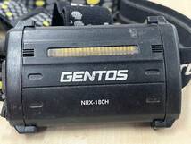 【s3099】GENTOS ジェントス　NRシリーズ　NRX-180H ヘッドライト　中古現状品_画像6