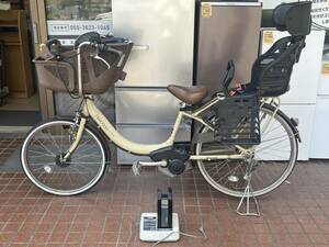 [s3130] electric bike FRACKERS ASSIST 3 number of seats child seat 2 piece attaching battery : Yamaha battery 8.9Ah use used present condition goods 