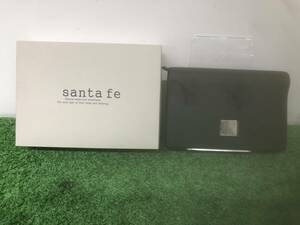 【s3142】［新古品］santa fe メンズ 財布 ※未使用品ですがシミあり