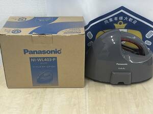 【s3228】Panasonic パナソニック　コードレススチームアイロン　NI-WL403-P 2016年製☆美品☆