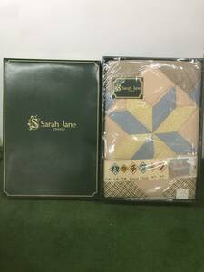 [s2946][ unused goods ]Sarah Jane LONDON handmade patchwork multi cover 200×200