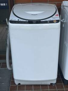 【s3199】Panasonic パナソニック　全自動洗濯機　8.0kg eco-wash system エコウォッシュシステム　NA-FR80H7　中古現状品