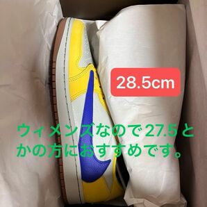 Travis Scott × Nike Air Jordan 1"Canary" トラヴィス　ナイキ　　スニーカー