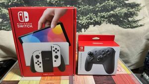 Nintendo Switch 有機ELモデル ホワイト　プロコントローラーセット