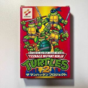 【FC】 TEENAGE MUTANT NINJYA TURTLES2 ザ マンハッタン プロジェクト