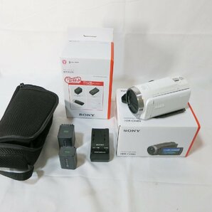 美品 SONY ハンディカム HDR-CX680 ホワイト ACC-TCV7C アクセサリーキットの画像1