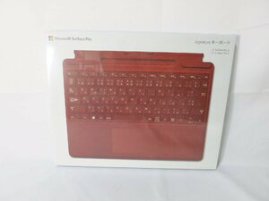 新品未開封　マイクロソフト surface Pro8・ProX　Signature キーボード　8XA-00039　Model1864　ポピーレッド