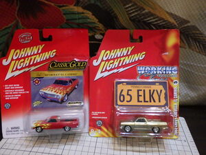 1 jpy start Johnny Lightning Chevrolet El Camino 65 L kami-no2 pcs. set complete sale goods out of print rare 