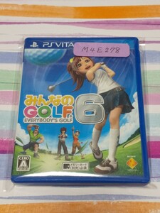 PS Vita みんなのGOLF6【管理】M4E278