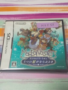 Nintendo DS マジカルバケーション 5つの星がならぶとき【管理】M4E53