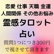 タロット占い　占い　恋愛　結婚　仕事　人間関係　金運　不倫　復縁　転職　運勢　離婚　片思い　送料無料　鑑定　霊感　霊視　開運　相談_画像1