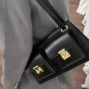 ショルダーバッグ　ハンドバッグ　通勤　鞄　レディース　韓国ファッション　4colors フリー ブラウン