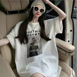 韓国風 女夏新しい 大きいサイズ半袖Tシャツ 気質ファッションTシャツ 学生Tシャツ 4XL ブラック