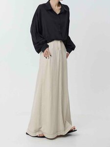  Denim юбка тонкий длинная юбка красивый . casual простой осень-зима большой размер есть 3XL белый 