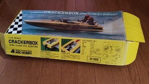 ABCHOBBY cracker box CRACKERBOX APBA CLASS R/C ELECTRIC 1/10 electric RC boat new goods not yet constructed goods 