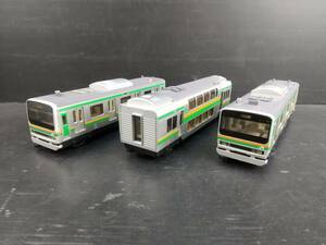 湘/TOYCO/電車模型/JR/湘南新宿ライン/3台セットまとめ売り/動作確認済/サウンド付/トイコー/5.10-39 ST