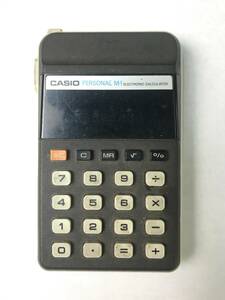 pi/CASIO/ calculator /PERSONAL M-1/H-813C/ operation verification settled / count machine / Casio /5.20-129KS