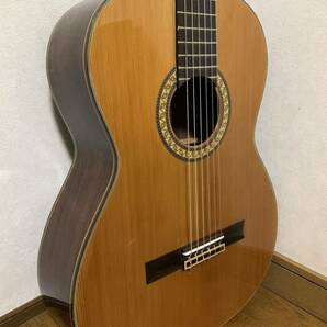 Hashimoto GUITAR ハシモト クラシックギター ガットギター C30 トップ単板 1980年製？ ハードケース付き MARUHA GAKKI マルハ楽器の画像4