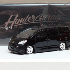 【500台限定品】1/64 hunter garage TOYOTA ALPHARD トヨタ 20アルファード ブラック 未開封